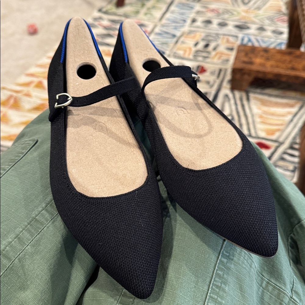 Rothy's The Point Mary Jane II - Black Size 10